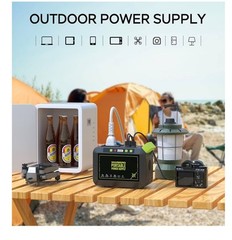 MARBERO Portable Power Station 88Wh Camping Lithium Battery Solar Generator Fast