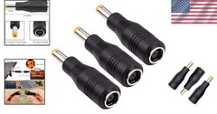 3-Pack DC7909 to DC5525 Solar Adapters: Lightweight 8mm to 5.5mm Plug Connectors