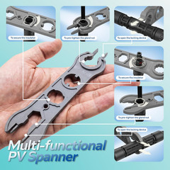 CHINT Multifunction Solar Connector Wrench for PV Connectors, Solar Panel Connec