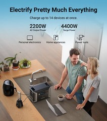 Dabbsson 5330Wh Portable Power Station 2200W Solar Generator Expandable Battery