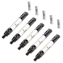 20A Solar Fuse Holder Inline 1000V Waterproof Connector for PV System – 5 Pcs