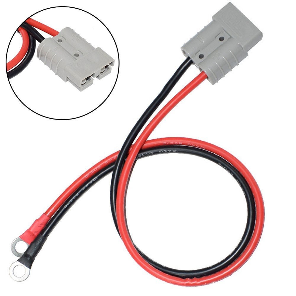 Silicone Rubber 10AWG Double Pole Connectors for Electric Vehicle Applications