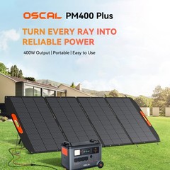 Blackview OSCAL 6000W Portable Power Station 3600Wh LiFeP04 +2x 400W Solar Panel