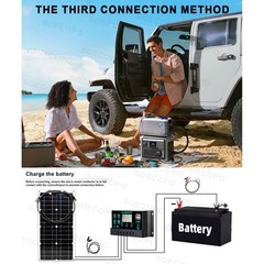 7000W Solar System Kit 100A Controller DC12V AC110 220V Panel for RV Boat Camp