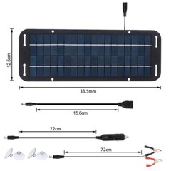 For Car Van-Boat Reliable Performance 60W Solar Panel 12V Charger