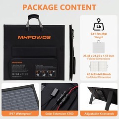110W Solar Panel for BLUETTI Elite 30 V2 Portable Power Station 288Wh Outdoor