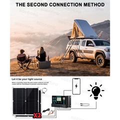 Complete 7000W Off-Grid Solar Kit 7000W Inverter 2pcs 300W Solar Panels 110V/2ta