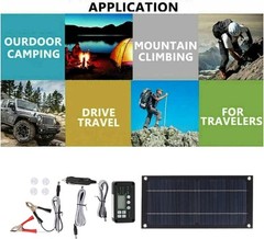 Solar Panel Kit, 600w Solar Panel Charger, Monocrystalline Silicon 100a Charg…