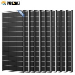 200W 1200W N-type Bifacial Solar Panel 12V Mono 18BB High-Efficiency PV Off-Grid