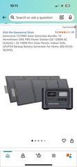 GENEVERSE (60-GVUS-SG2M2) 1210Wh Solar Generator Bundle – NEW! – FACTORY SEALED!