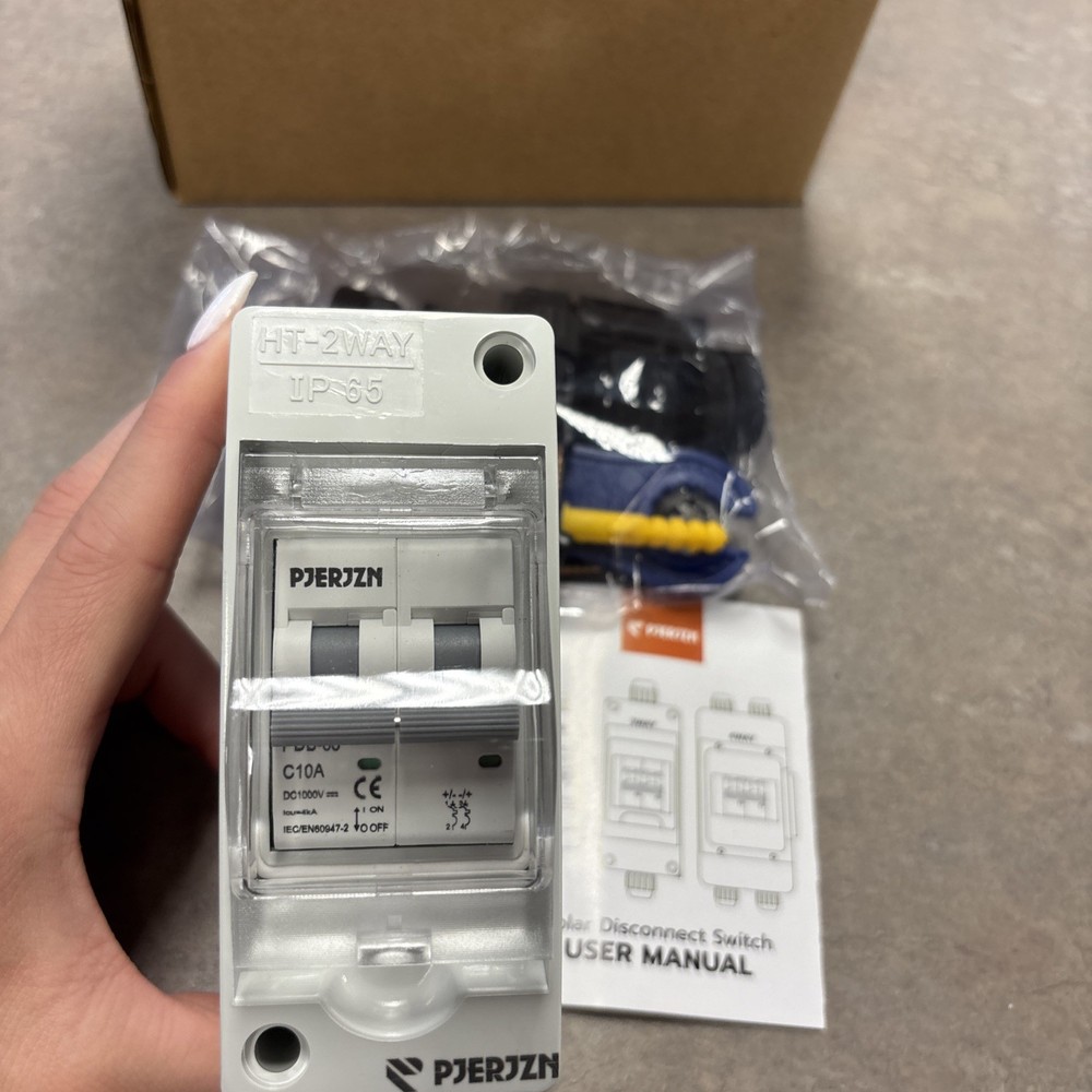 Pjerjzn Solar Panel Disconnect Switch 1000V. C 10A