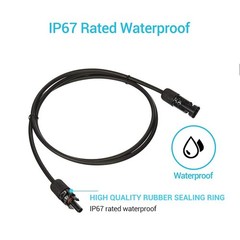 Renogy 5Ft 12AWG Solar Adaptor Extension Cable