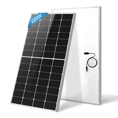 225W Solar Panel 12V N-Type 0BB Anti-Shading HPBC Off Grid RV Roof Home 200W