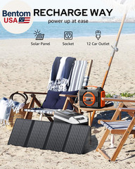 Solar Powered Generator 300W Rated, Portable Solar Generator Power Station with