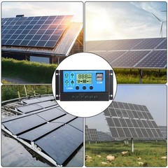 100W Watt Solar Panel Kit 12V/24V +30A Battery Charger Kit For RV/Boat/Car/Home