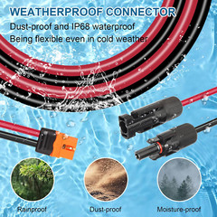 Solar to XT60I Cable 10AWG 20FT Adapter Portable Power Station/Solar Generator
