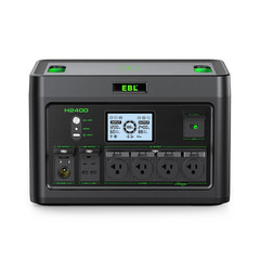 2400W Portable Power Station Home Battery Backup Emergency RV Trip Quick Charge