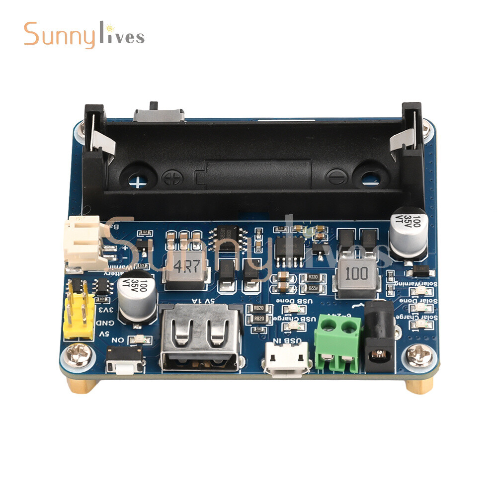 6V~24V Solar Panel Power Management Module Support MPPT 850mAh Li-ion Battery