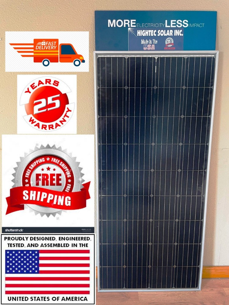 2~ 200W~260W BSTC*BIFACIAL SOLAR PANEL AMERICAN MADE SUPER PANEL RV boat