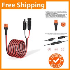 Versatile 10FT 12AWG Solar Cable with XT60i Connector – Ideal for Power Stations