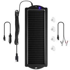Sunway Solar Car Battery Trickle Charger 12V Cigarette Plug