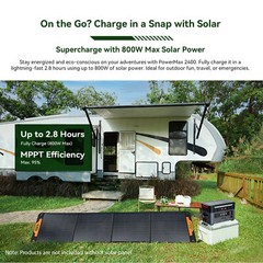 OSCAL PowerMax 2400 2400W 1872Wh Portable Power Station Home Backup Power Outage