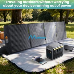 Portable Solar Panel 100W 200W 400W for Power Station RV Off Grid Power Backup