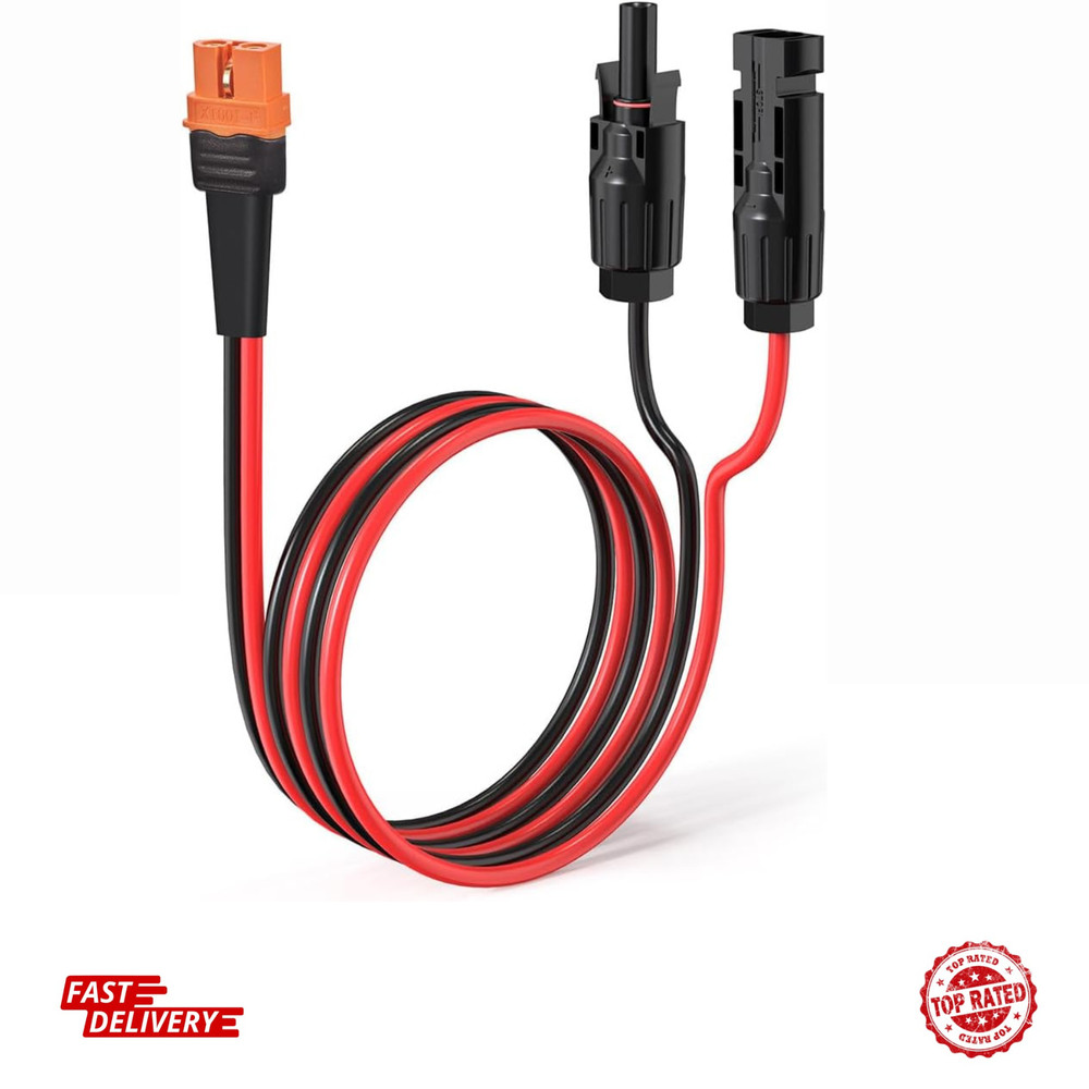 10AWG 2FT Solar to XT60i Cable 2 10 25 35 50 75 100FT Solar Connector to XT60i