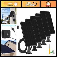 5W Solar Panel Charger for Blink Outdoor Camera, 13.1ft Cable, IP65 Weatherproof