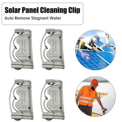 Zinc Alloy Solar Panel Drainage Clip Photovoltaic Cleaning Module For 20-35mm