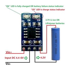 1A 4.2V 3.7V LiPo Li Ion Lithium Battery Charger MPPT Solar Charge