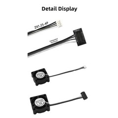 Hot End Cooling Fan 2510 for BAMBU Lab X1C P1S A1A1 forMINI 3D Printers