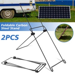 2 Pack Folding Solar Panel Stand Mounting Bracket – Quick Angle Adjustment