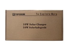 10 Watt 12 Volt Solar Trickle Charger 10W 12V Solar Panel Car Battery Charger…