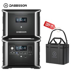 Dabbsson 3030Wh 1200W Power Station Solar Generator with Backup Battery Camping