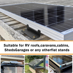 32 PCS Solar Panel Mounting Z Brackets,Solar Panel Mounting Brackets for RV | Li