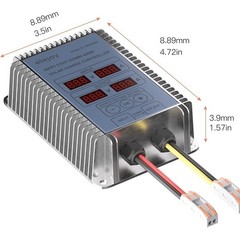 High Efficiency MPPT Solar Charge Controller 12V 24V Auto Detection Waterproof