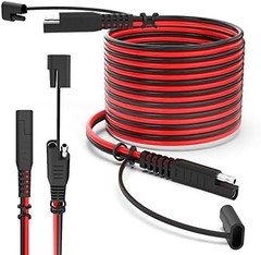 ELECTOP 15ft 10AWG SAE Extension Cable with Quick Connect Disconnect SAE Power C