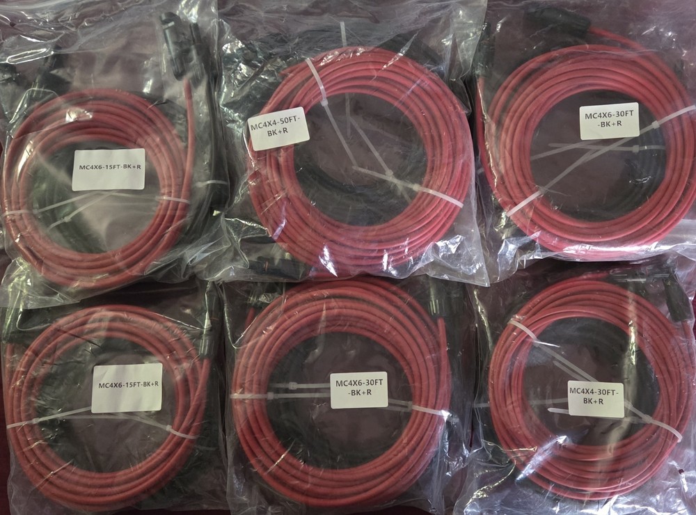 Solar Panel Extension Cable – 10AWG Special Package Deal (Read Description)