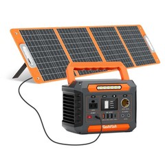 Flashfish P66A Portable Power Station 200W 144Wh Optional With 100W Solar Panel