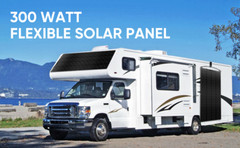 Flexible 300W Mono Solar Panel 12V Power Portable Camping Home RV Battery Charge
