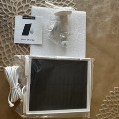 6W Solar Panel Compatible with Google Nest Camera Outdoor & Indoor (Battery Vers