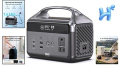 Portable Power Station 192Wh Capacity LiFePO4 Battery Backup Solar Generator