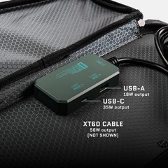 Dark Energy Spectre Folding 56W Solar Panel | Ultra-Durable and IPX7 Waterproof