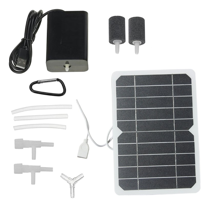 Solar Power Aquarium Pumping 5W 5V Solar Fountain Pumping Solar Panel Kit Solar
