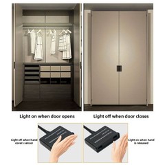 LED Strip Ultra Thin with Dual Door Sensor for Energy Saving Cabinet Light