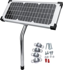 10 Watt Solar Panel Kit For Mighty Mule FM350 FM500 FM502 FM702 Replace FM123