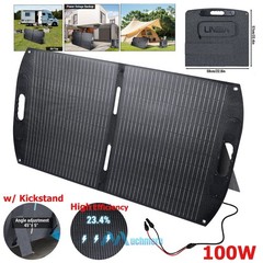 100W Panel solar plegable portátil para generador, estación de energía, camping