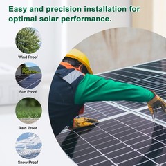 10AWG Solar Cable – 20FT Solar Panel Extension Cord 10 Gauge PV Wire with Flame