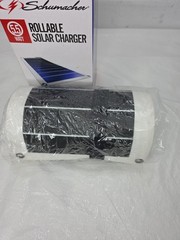 SCHUMACHER SP-550 Weather Proof Rollable Solar Panel Charger, 5.5W Works